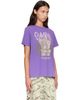 GANNI GANNI Purple Future Heavy Relaxed Teddy Forest T-shirt - 2