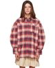 GANNI GANNI Red Check Flannel Shirt - 1