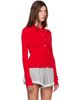 GANNI GANNI Red Merino Polo - 2