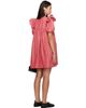 GANNI GANNI Red Striped Cotton Minidress - 3