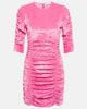 Ganni Ganni Ruched velvet minidress - 1