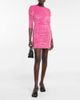 Ganni Ganni Ruched velvet minidress - 2