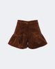 Ganni Ganni Ruffled cotton-blend corduroy shorts - 1