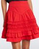 Ganni Ganni Ruffled cotton-blend miniskirt - 3