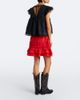 Ganni Ganni Ruffled cotton-blend miniskirt - 5