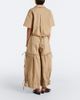 Ganni Ganni Ruffled cotton-blend wide-leg pants - 6