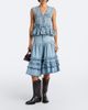 Ganni Ganni Ruffled denim midi skirt - 2