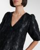 Ganni Ganni Satin cloquÃ© minidress - 4