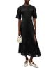 Ganni Ganni Satin Jacquard Slit Dress - 1