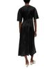 Ganni Ganni Satin Jacquard Slit Dress - 2