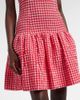 Ganni Ganni Seersucker ruffled minidress - 5