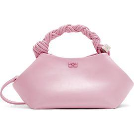 Ganni Ganni Small Bou Recycled Leather Top Handle Bag