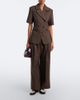 Ganni Ganni Striped pleated wool wide-leg pants - 2
