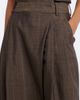 Ganni Ganni Striped pleated wool wide-leg pants - 3