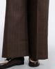 Ganni Ganni Striped pleated wool wide-leg pants - 4