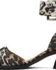 GANNI GANNI Tan & Black Feminine Buckle Open Cut Heels - 3