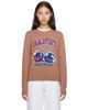 GANNI GANNI Tan Cherry Graphic Sweater - 1
