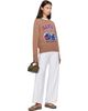 GANNI GANNI Tan Cherry Graphic Sweater - 4