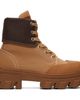 GANNI GANNI Tan Cleated Canvas Trail Boots - 1