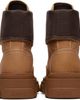 GANNI GANNI Tan Cleated Canvas Trail Boots - 2