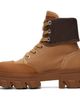 GANNI GANNI Tan Cleated Canvas Trail Boots - 3