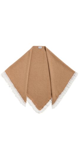 GANNI GANNI Triangular Scarf Tiger's Eye One