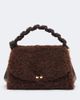 Ganni Ganni Very Bou teddy top-handle bag - 1