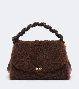 Ganni Ganni Very Bou teddy top-handle bag