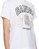 GANNI GANNI White Basic Jersey Animals Relaxed T-shirt - 2