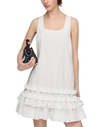 Ganni Ganni White Cotton Dress