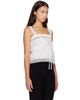 GANNI GANNI White Cotton Top - 2