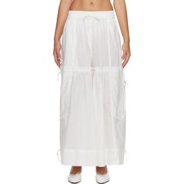 GANNI GANNI White Cotton Trousers