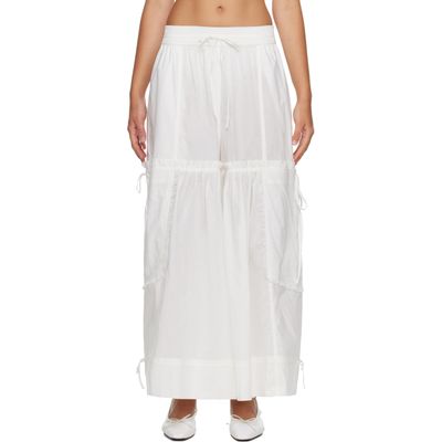 GANNI GANNI White Cotton Trousers