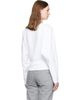 GANNI GANNI White Draped Jersey T-shirt - 3