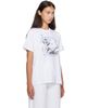 GANNI GANNI White Future Jersey Washed Mermaid T-shirt - 2