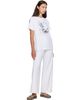 GANNI GANNI White Future Jersey Washed Mermaid T-shirt - 4
