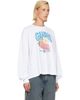 GANNI GANNI White Long Sleeve Strawberry T-shirt - 2