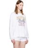 GANNI GANNI White Mushroom Teddy Long Sleeve T-shirt - 2