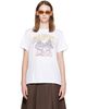 GANNI GANNI White Mushroom Teddy T-shirt - 1