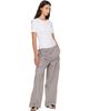 GANNI GANNI White Pointelle Cotton T-shirt - 4