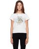 GANNI GANNI White Qixi Basic Cotton Jersey Baby Fit T-shirt - 1