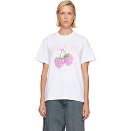 GANNI GANNI White Raspberry T-shirt