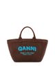 Ganni Ganni Xxl Canvas Shopper Tote - 1