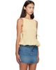 GANNI GANNI Yellow Cotton Top - 2