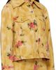 GANNI GANNI Yellow Printed Denim Jacket - 2