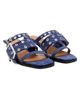 Ganni Women's 50MM Buckle-Strap Denim Mules - 2