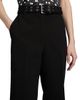 Ganni Women's Bonded Crepe Belted Pants - 6