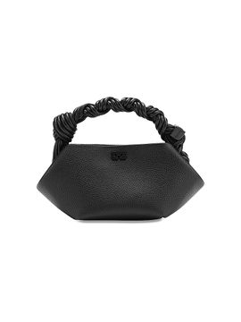 Ganni Women's Bou Mini Leather Top Handle Bag