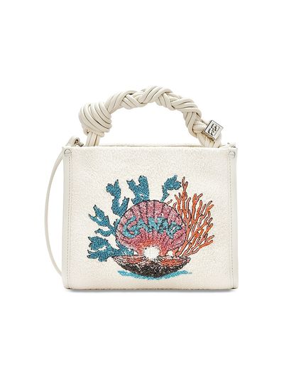 Ganni Women's Buo Small Dice Shopper Tote Bag