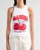 Ganni Women's Compact Rib Jersey Cherry Tank Top - 5